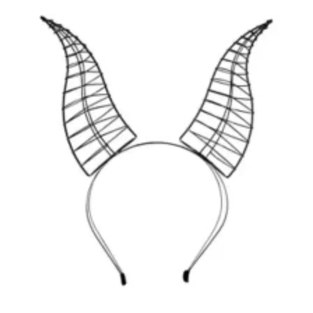 Maleficent Metal Horns Black